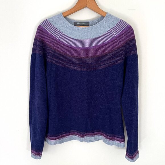 Title Nine Wool/Silk Blend Fair Isle Sweater - Picture 2 of 8